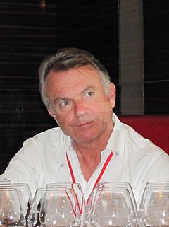 Sam Neill at Burghound Asia in Singapore