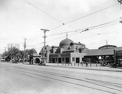 Santa Fe Railway's "La Grande" station, Los Angeles, ca. 1911 crop.jpg