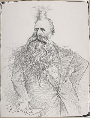 Senator Dolph of Oregon by Thomas Nast ca 1894