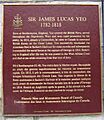 Sir James Lucas Yeo plaque at Royal Military College of Canada