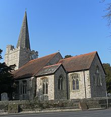 St John the Baptist's Church, The Grove, Westbourne (NHLE Code 1026167).JPG