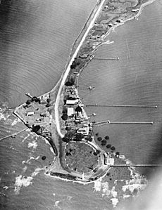 StateLibQld 1 270237 Aerial view of Cleveland, ca. 1920