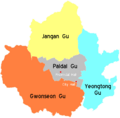 Suwon Local Areas Map
