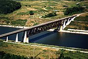 Tenn-Tom Waterway ICG railroad bridge