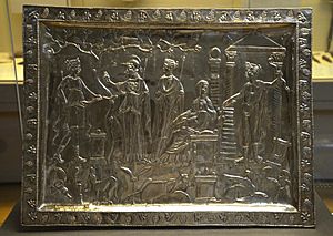 The Corbridge Lanx, 4th century AD, from Corbridge, Northumberland, Roman Britain, British Museum (15524675676)