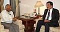 The Permanent Secretary of Defence, Thailand, General Sirichai Distakul calls on the Defence Secretary, Shri R.K. Mathur, in New Delhi on March 26, 2015