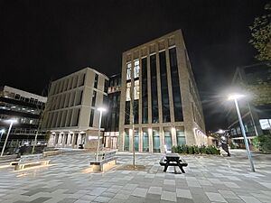 The new school of Engineering Building, University of Birmingham