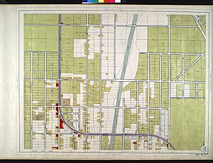 WPA Land use survey map for the City of Los Angeles, book 3 (San Fernando Valley from Canoga Park District to Van Nuys District), sheet 8 (340)