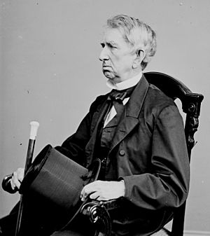William Seward, Secretary of State, bw photo portrait circa 1860-1865
