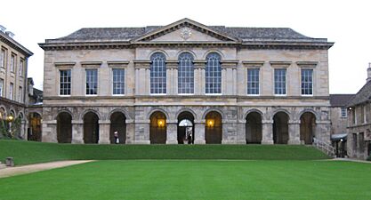 Worcester College from the quad