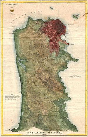 1869 U.S. Coast Survey Map of the San Francisco Peninsula - Geographicus - SanFranciscoPeninsula2-uscs-1869