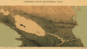1870 Nicaragua Canal Map Restoration