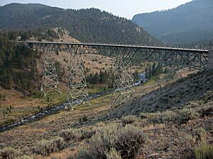 2003-08-19 Grand Loop Rd bridge over Gardner River in Yellowstone