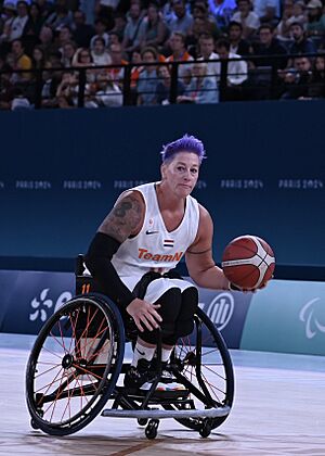 2024 Summer Paralympics women's wheelchair basketball, Netherlands vs Japan 42.jpg