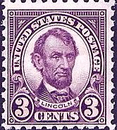 Abraham Lincoln 1923 Issue-3c