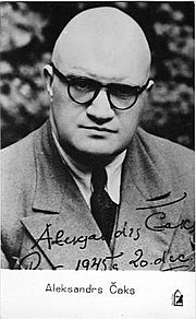 Aleksandrs Čaks in 1945
