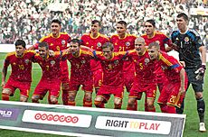 Algérie-Roumanie - 20140604 - Equipe de Roumanie