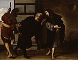 Alonso Cano - Christ and Two Followers on the Road to Emmaus - Walters 372770