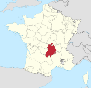 Auvergne in France (1789)