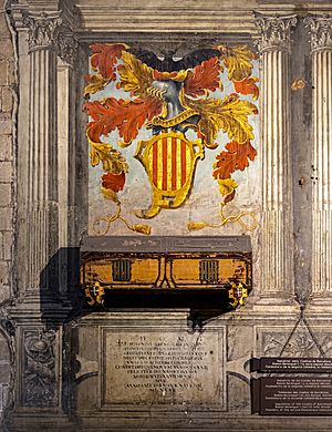 Barcelona Cathedral Interior - Sepulchre of Ramón Berenguer I