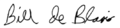 Bill de Blasio Signature