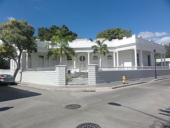 Casa Oppenheimer, C. Salud y C. Aurora, Bo. Cuarto, Ponce, Puerto Rico, mirando al noroeste (DSC07149).jpg