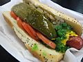 Chicago-style hot dog 2