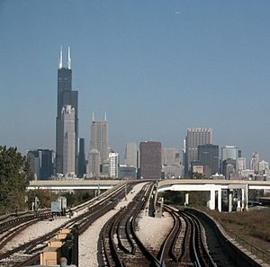 Chicago from Cermak-Chinatown station