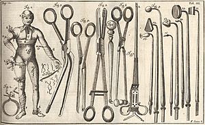 Chirurgisches Gerät 1749