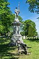 Civil War memorial, Evergreen Cemetery, Portland Maine