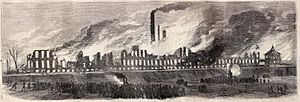 Colt Armory (Hartford, CT) - 1864 fire