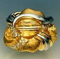 Cynnabar ring for Hillary Clinton 1992 inaugural ball.jpg