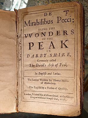 De Mirabilibus Pecci Being The Wonders of the Peak in Darby-shire by Thomas Hobbes 1678
