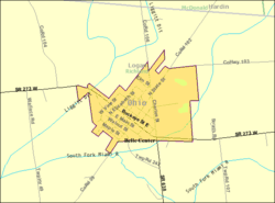 Detailed map of Belle Center