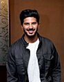 Dulquer Salmaan at Karwaan promotions (cropped)