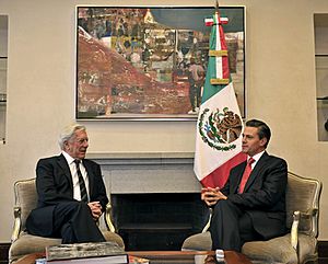 Enrique Peña Nieto y Mario Vargas Llosa