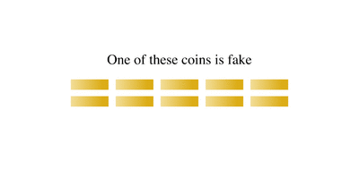 False Coin Problem