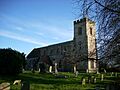 Foxton Cambs church