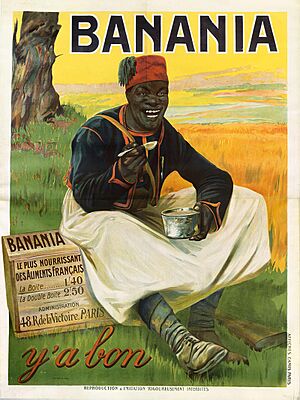 Giacomo de Andreis, affiche publicitaire de la marque Banania, 1915