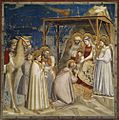 Giotto di Bondone - No. 18 Scenes from the Life of Christ - 2. Adoration of the Magi - WGA09195