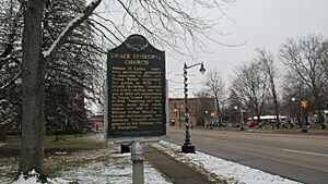 Grace Episcopal Church (Jonesville, MI) historic marker
