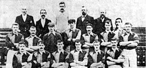 Grimsby Town F.C. team 1900-01, pictured in 1900