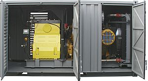 Hammelmann Diesel unit - built into container