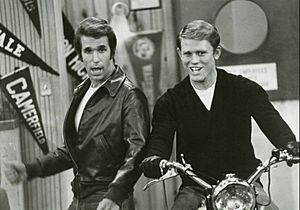 Happy days motorcycle richie fonzie 1977