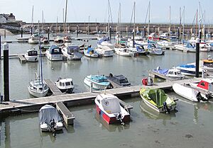Harbour at Watchet, Somerset, England arp