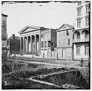 Hibernian Hall in 1865