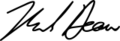 Howard Dean Signature