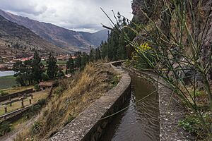 Irrigation canal in Pisac, Peru 2019-10-16-1
