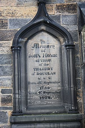 John Home's grave, South Leith Parish Church