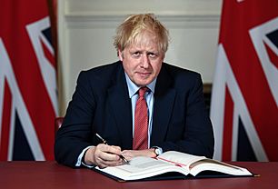 Johnson signed Brexit Withdrawal Agreement